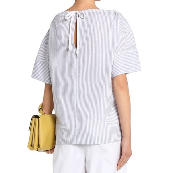 House of Dagmar Striped Cotton Tie Top L - Picture 3 of 7